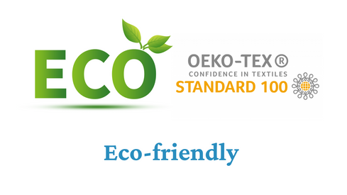 L'un de nos principaux objectifs est de créer des produits durables Naturel . Nous avons choisi Naturel coton , bamboo et premium micro perles de verre pour concevoir nos produits. Nous sommes certifiés Oeko-Tex, ce qui confirme la sécurité humaine et écologique de nos produits textiles.